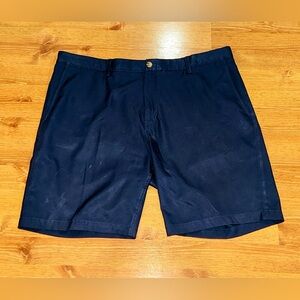 Vineyard Vines Shorts Navy Blue Link Short Golf Preppy Stretch Men’s Size 42